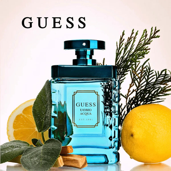 GUESS Uomo Acqua 3.4 oz EDT Spray bottle for men