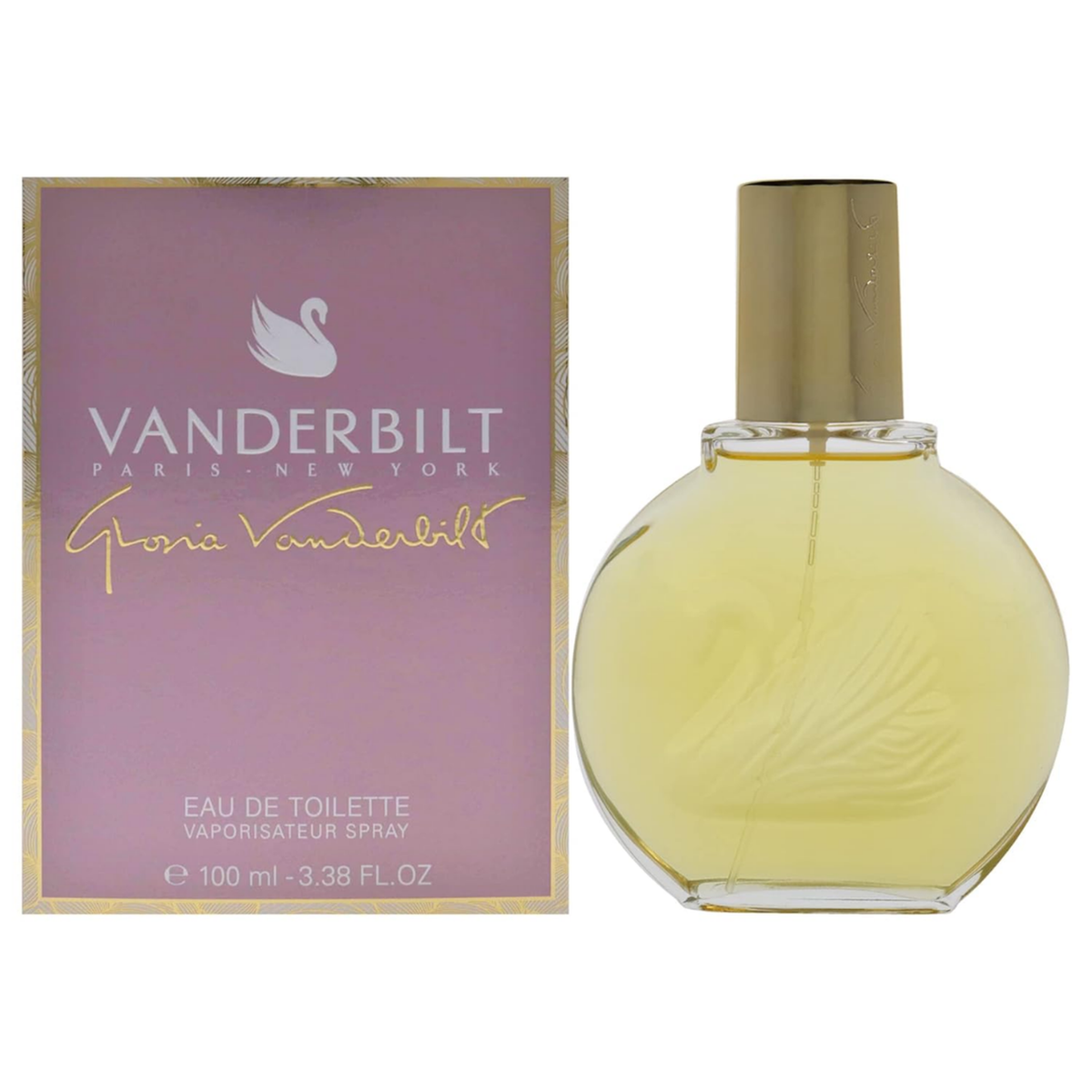 Gloria Vanderbilt 3.4 oz Eau de Toilette Spray perfume bottle