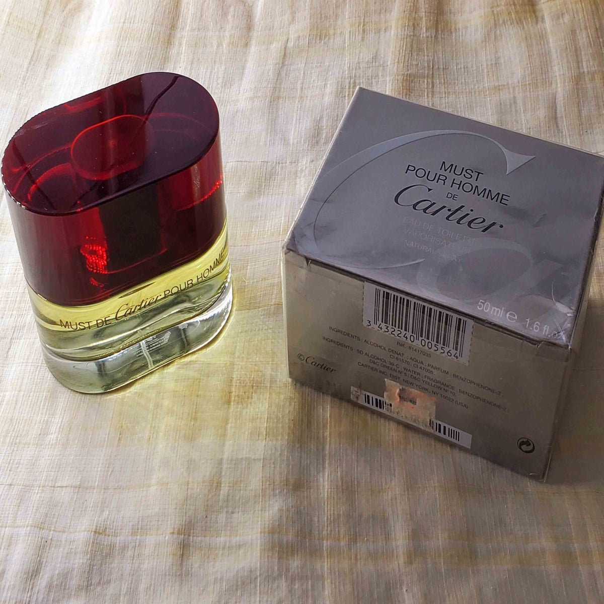 Cartier Must de Cartier 3.4 oz Eau de Toilette Spray bottle