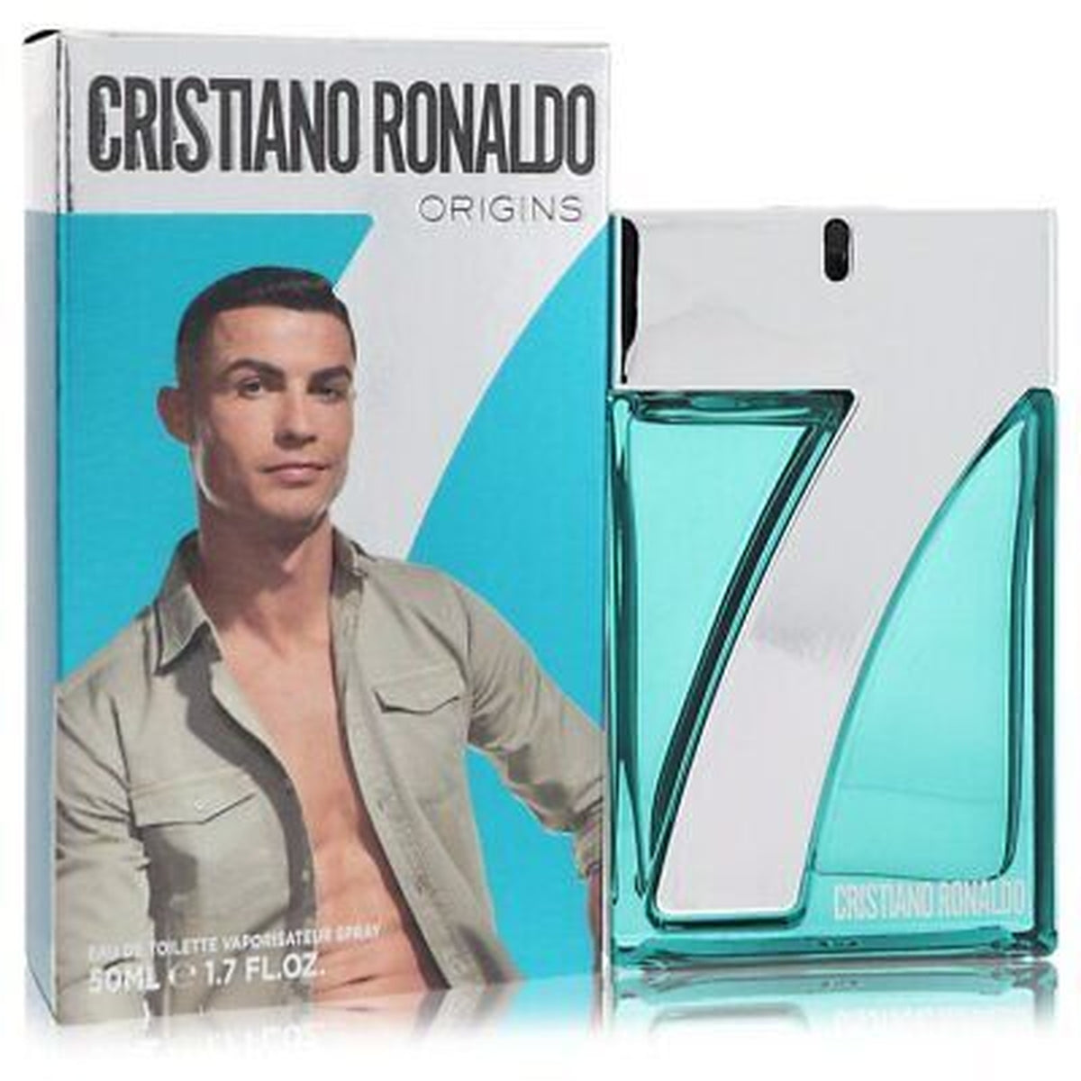 Cristiano Ronaldo CR7 Origins 3.4 oz Eau de Toilette spray bottle