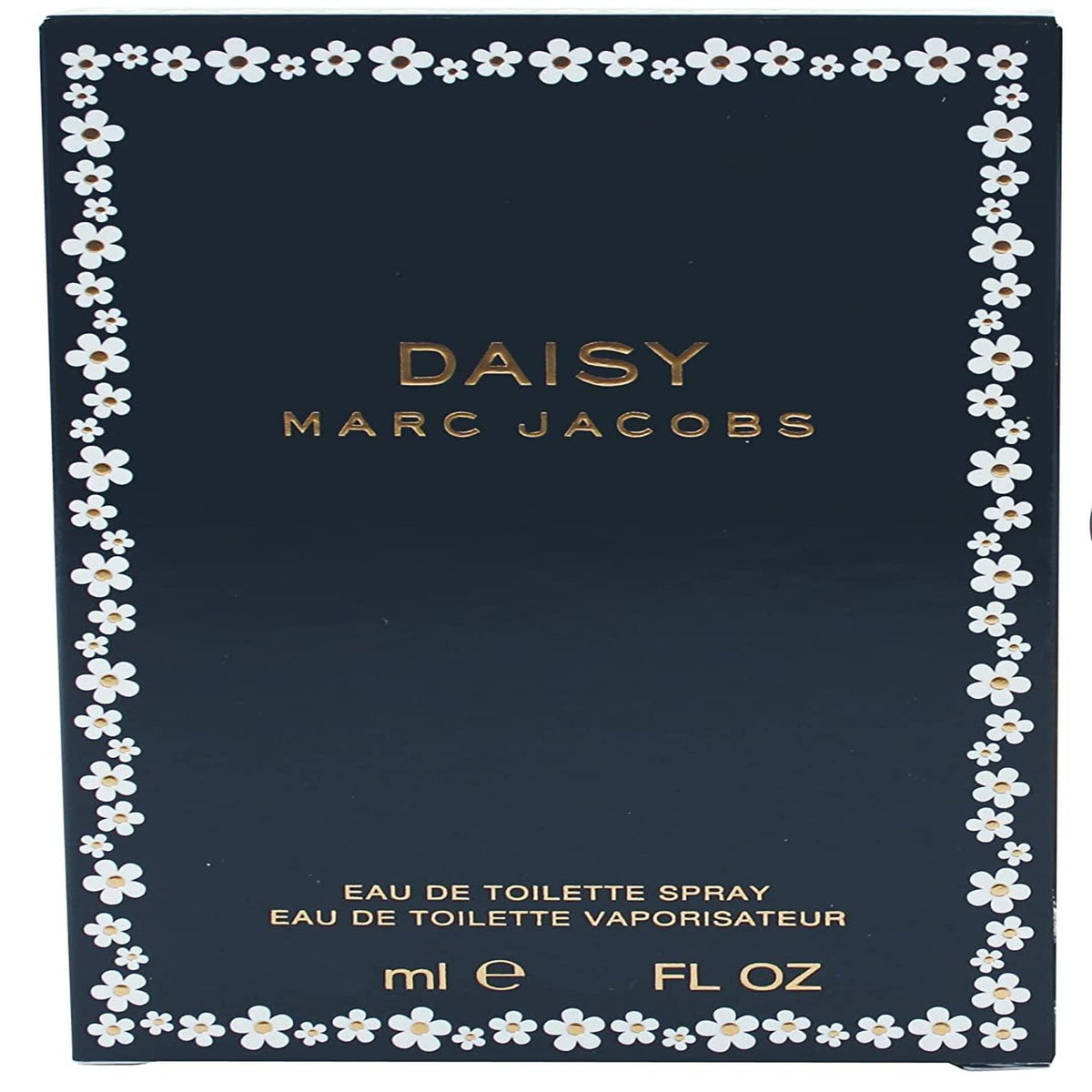 Marc Jacobs Daisy 3.4 oz Eau de Toilette Spray bottle with white daisy cap