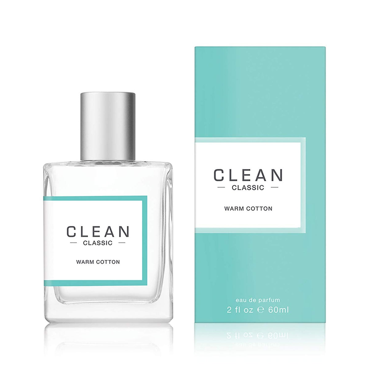 CLEAN Warm Cotton 1.0 oz Eau de Parfum Spray bottle