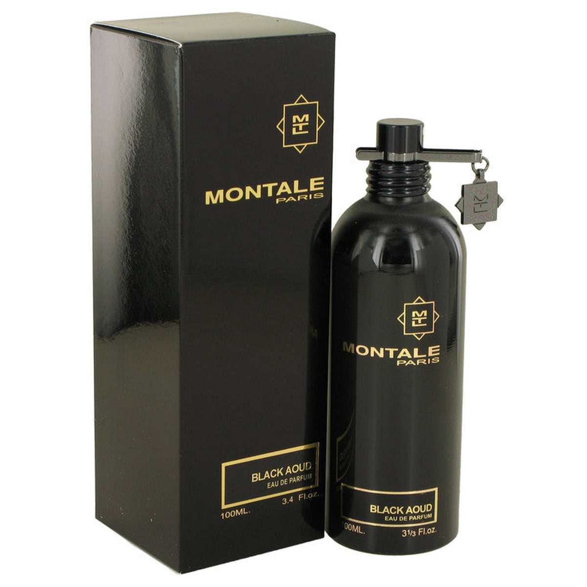 Montale Black Aoud 3.4 oz Eau de Parfum Spray unisex fragrance bottle