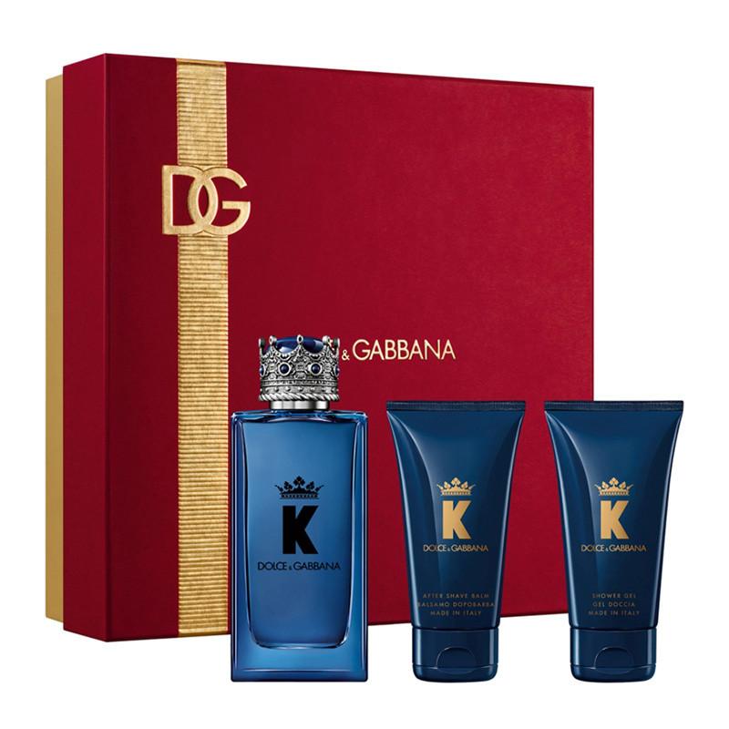 D&G “K” 3pc (3.4oz Eau de Toilette+ 1.7Sg+2.5Oz Deo Stk) - Set
