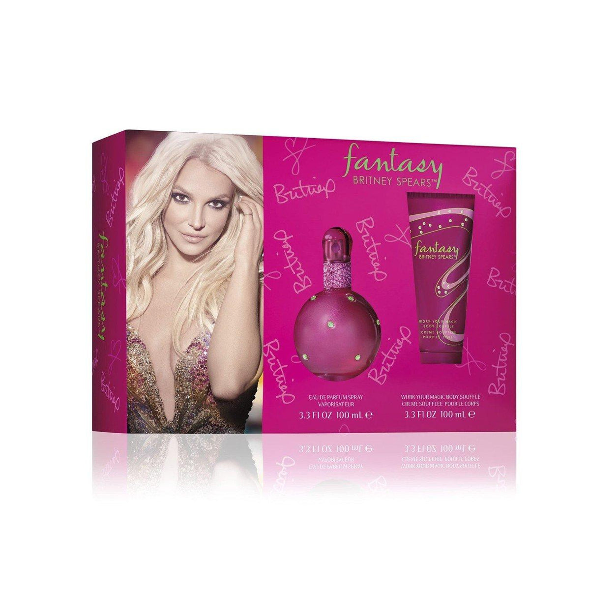 Britney Spears Fantasy 2pc (3.4oz Eau de Parfum + 1.0oz Eau de Parfum) Travel - Set