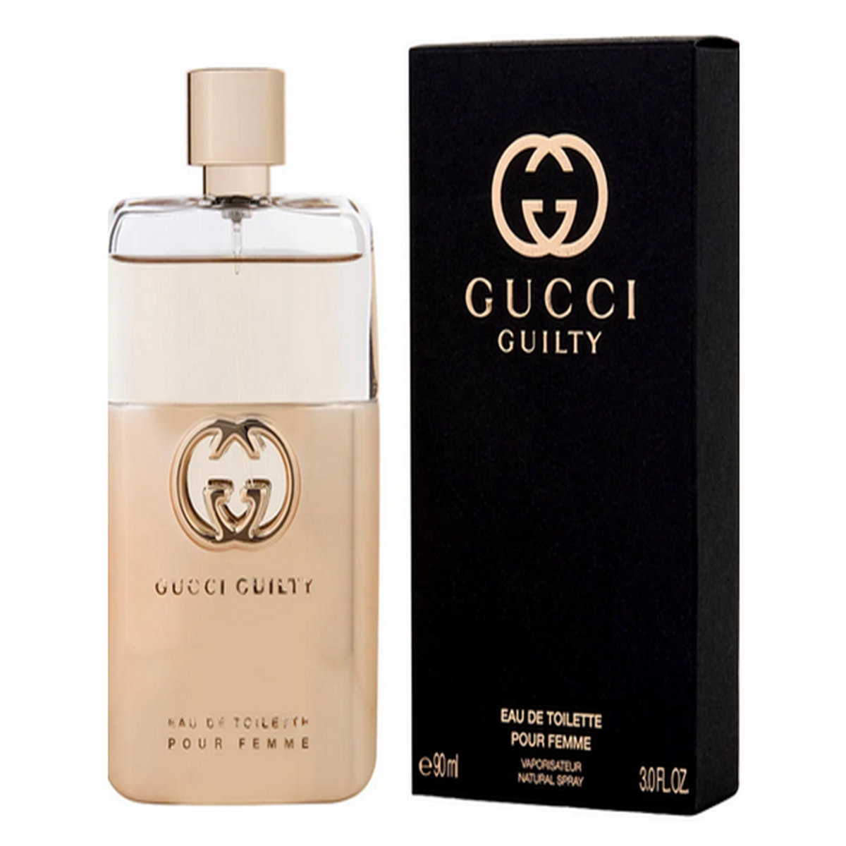 Gucci Guilty Femme 3.0 oz Eau de Toilette spray bottle