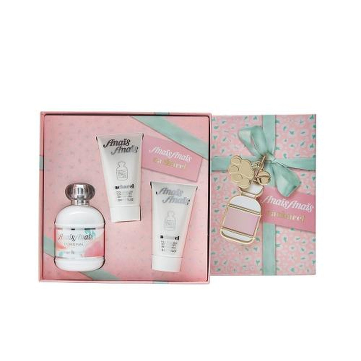 Cacharel Anaïs Anaïs 3 piece fragrance gift set with 3.4 oz perfume and two 1.7 oz body lotions