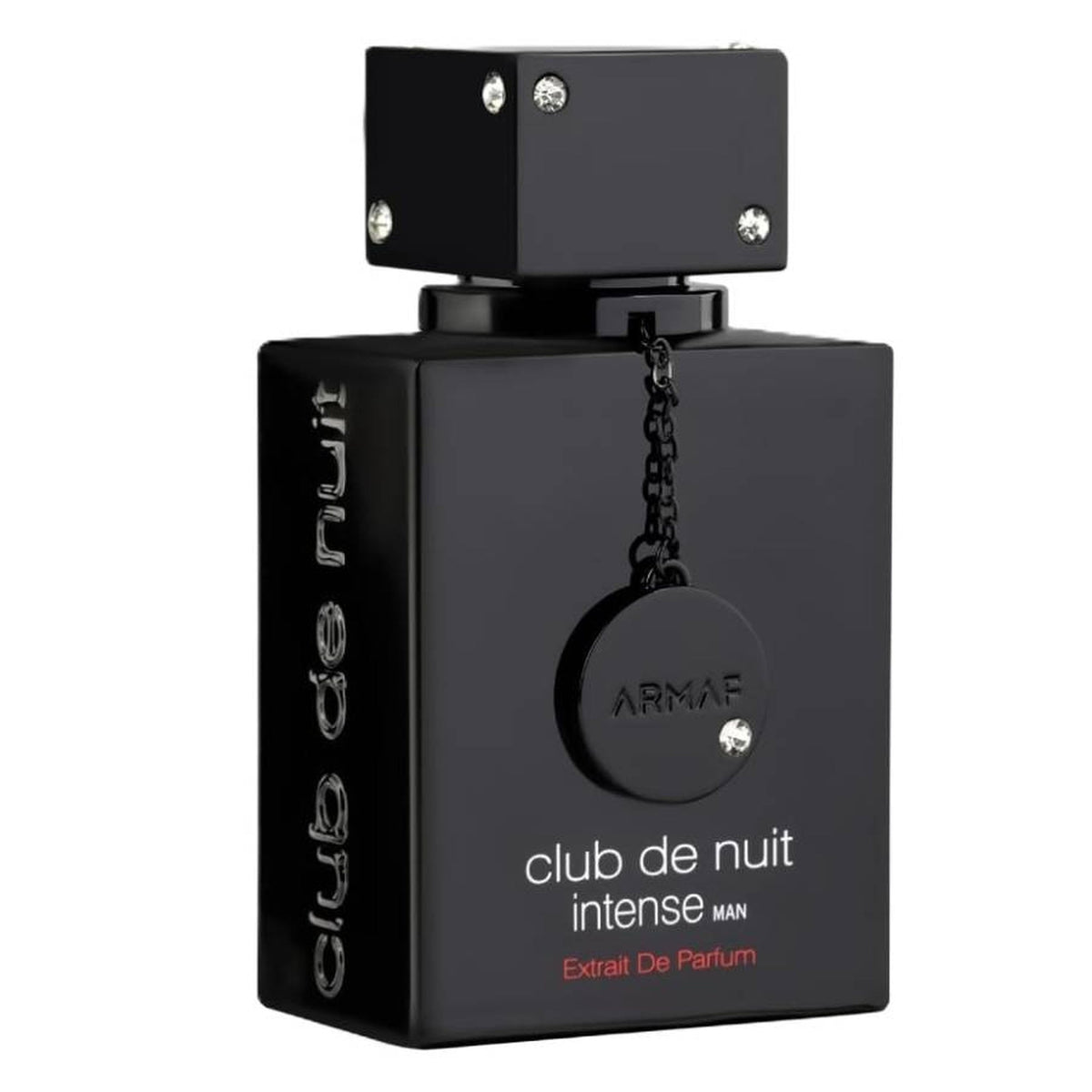 Armaf Club de Nuit Intense Extrait de Parfum bottle with smoky citrus woody fragrance profile
