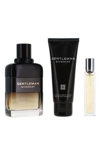 Givenchy Gentleman Boisee 3pc (3.4oz Eau de Parfum +2.5 Shower Gel +12.5ml Mini) - Set