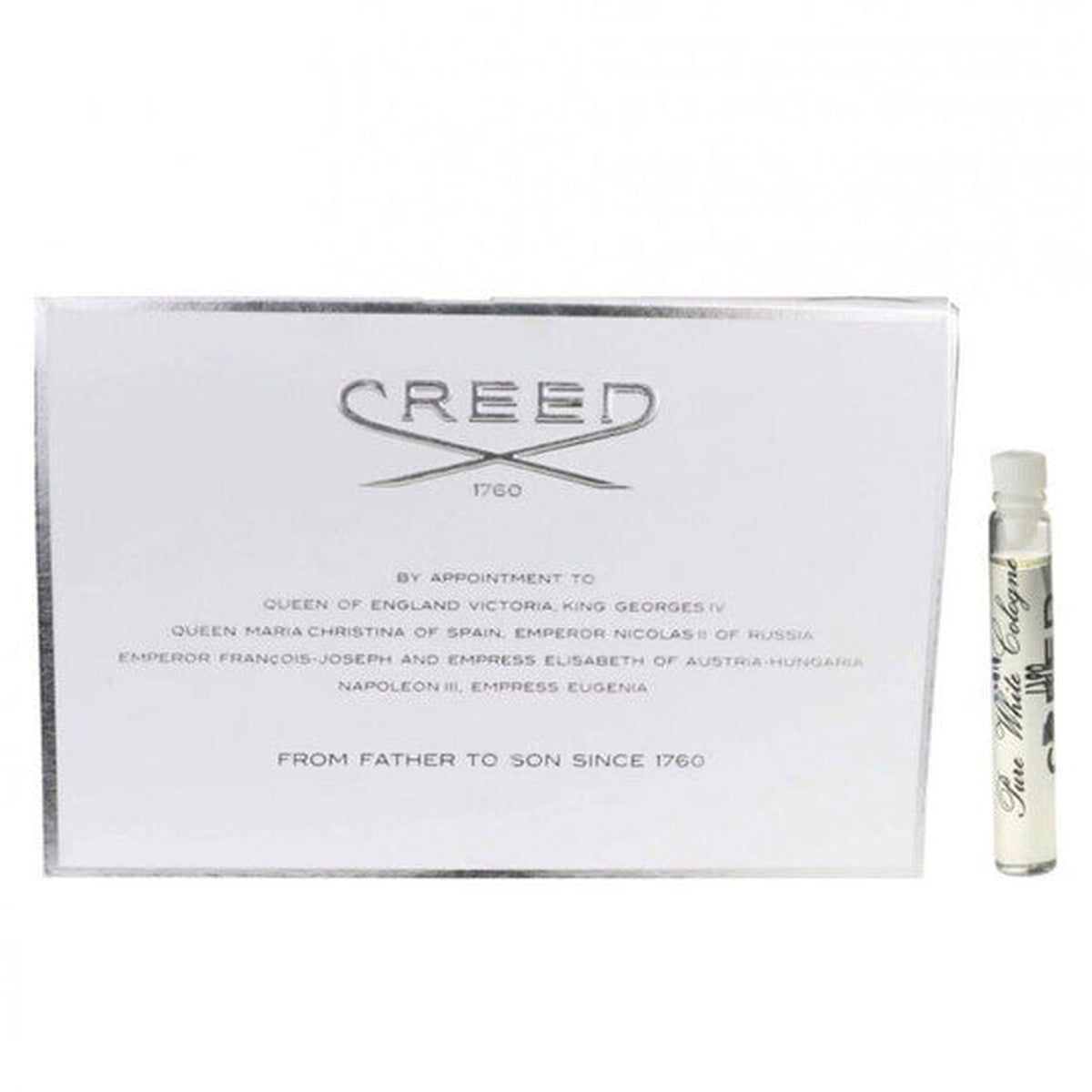 Creed Pure White Cologne 1.7ml fragrance vial complete 100-count case