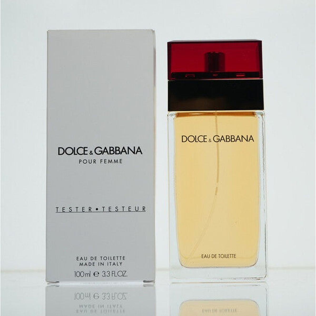 D&G Pour Femme 3.4 oz EDT Spray women's tester bottle