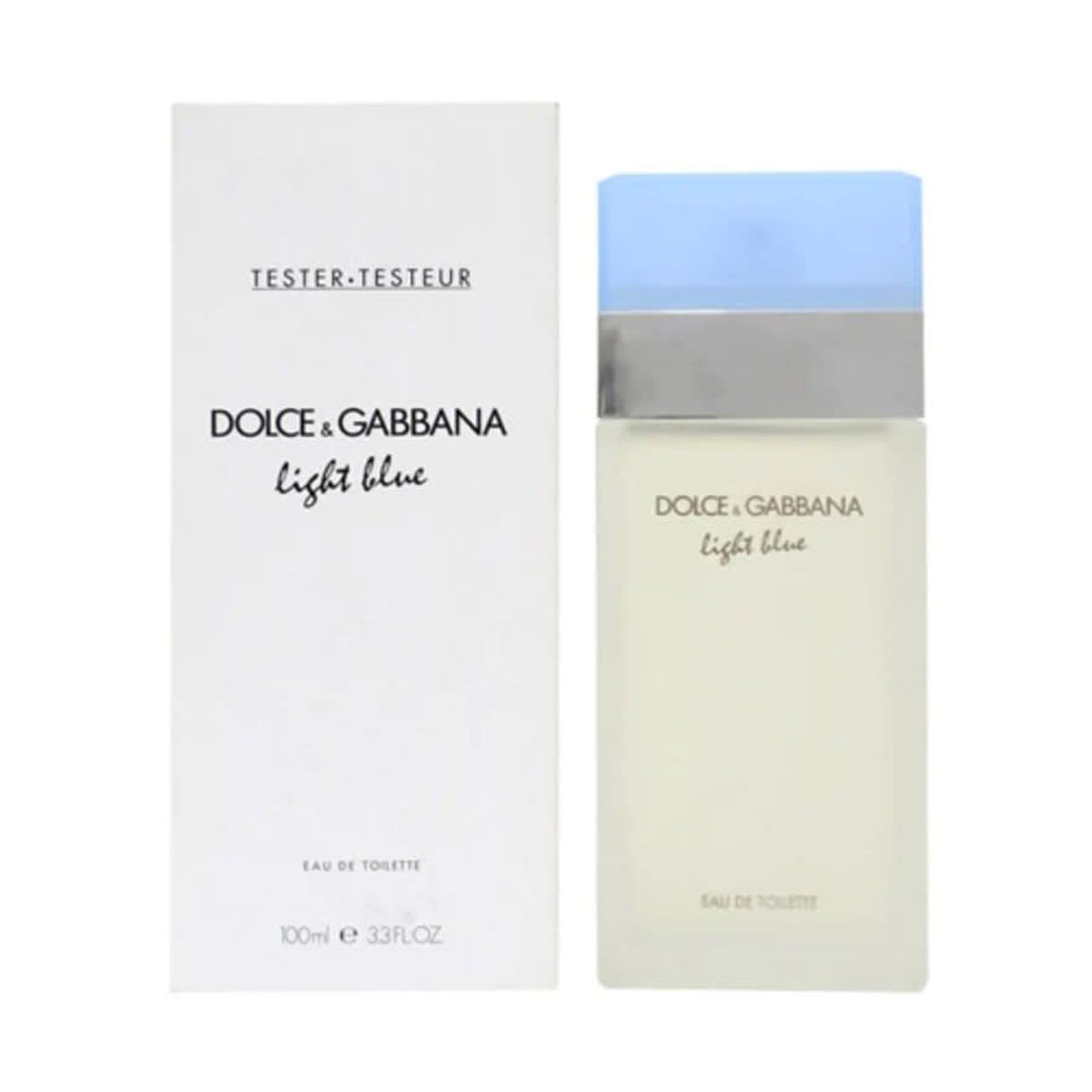 Dolce and Gabbana Light Blue 3.4 oz Eau de Toilette Spray for Women tester bottle