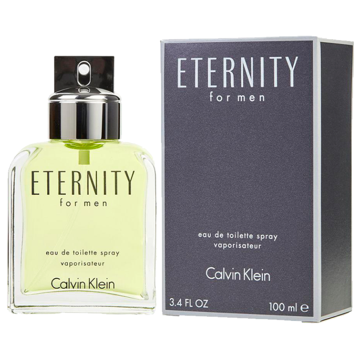 Calvin Klein Eternity Eau de Toilette 3.4 oz spray bottle