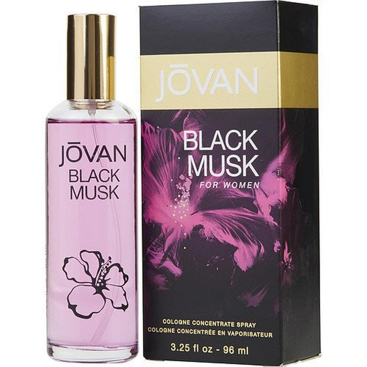 Jovan Black Musk 3.2 oz Eau de Cologne Spray bottle