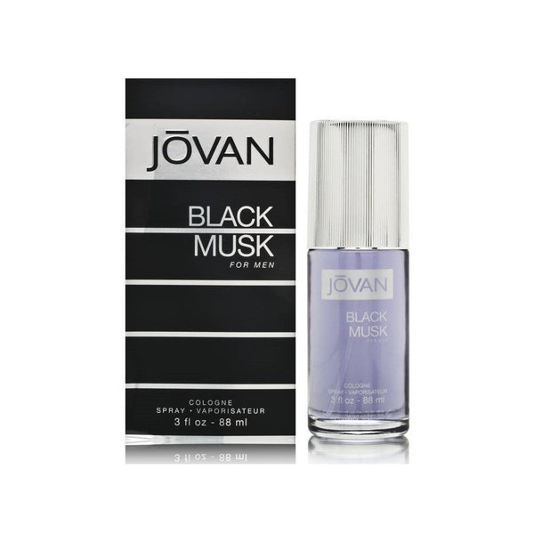 Jovan Musk Black 3oz Eau de Cologne Spray bottle
