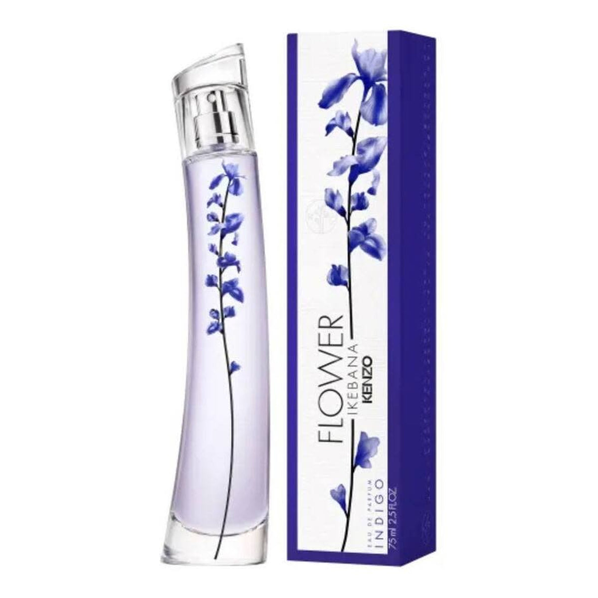 KENZO FLOWER IKEBANA INDIGO 2.5 oz Eau de Parfum Spray bottle