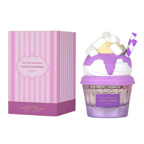 Lattafa Give Me Gourmand Vanilla Freak 2.5 oz Eau de Parfum spray bottle