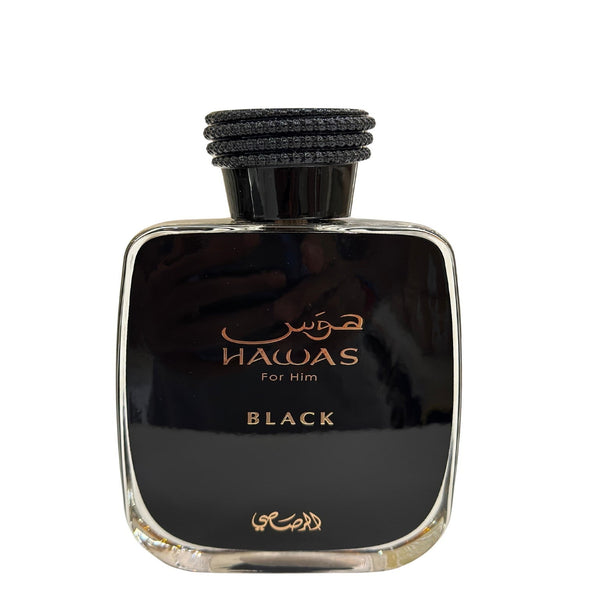 Rasasi Hawas Elixir 3.4 oz Eau de Parfum spray bottle