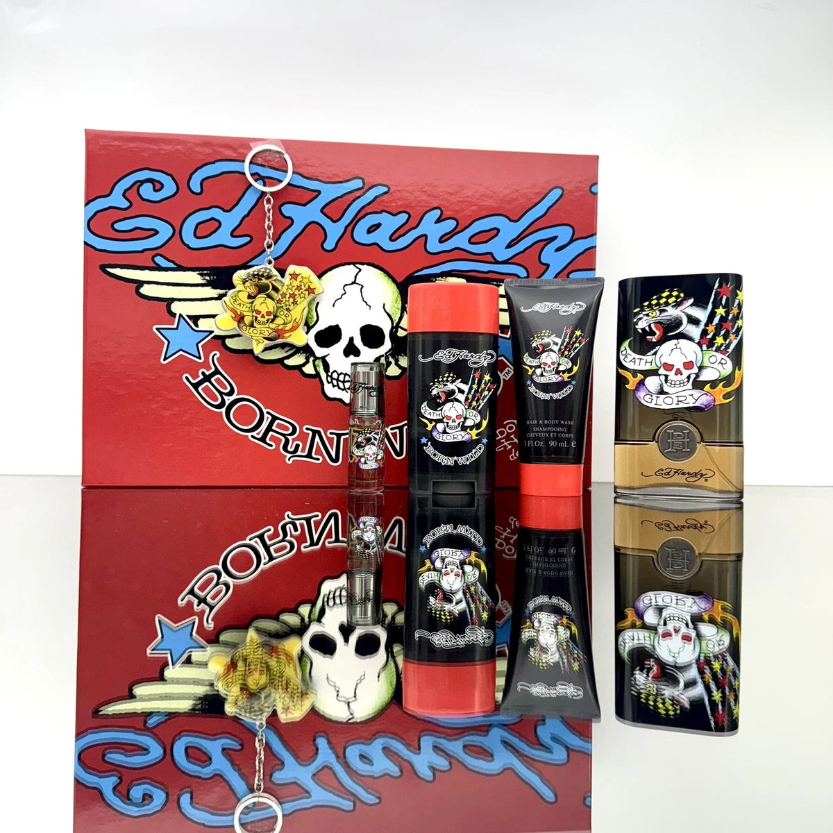 Ed Hardy Born Wild 3pc (1.7+3.0 Bw+Mini) - Set