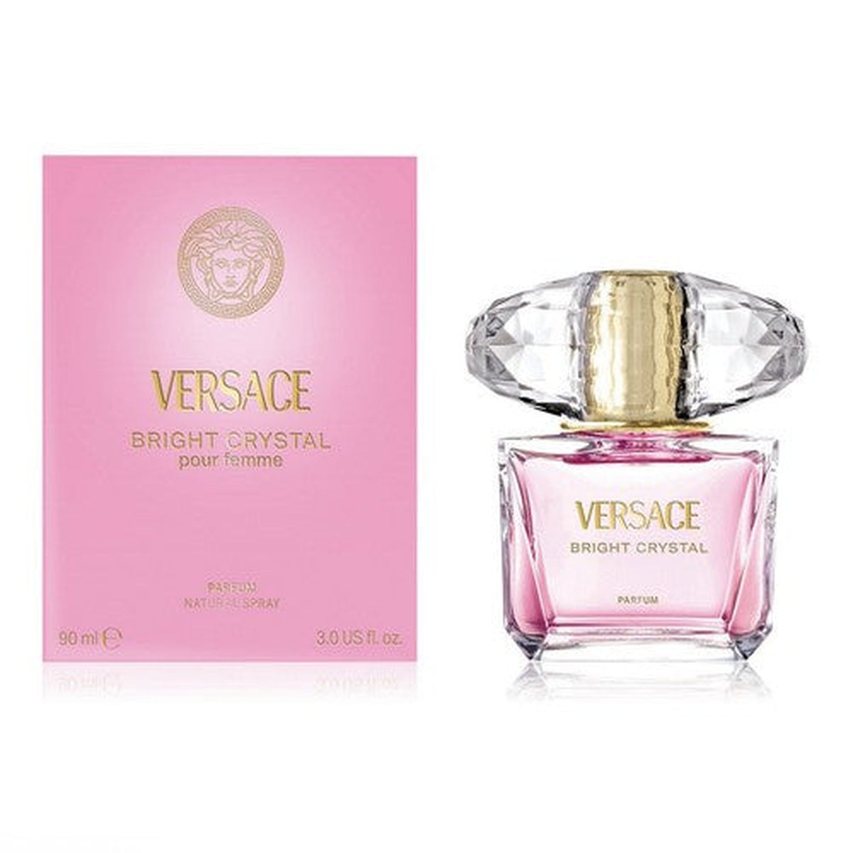 Versace Bright Crystal 3.0 oz Eau de Toilette spray tester with cap for women
