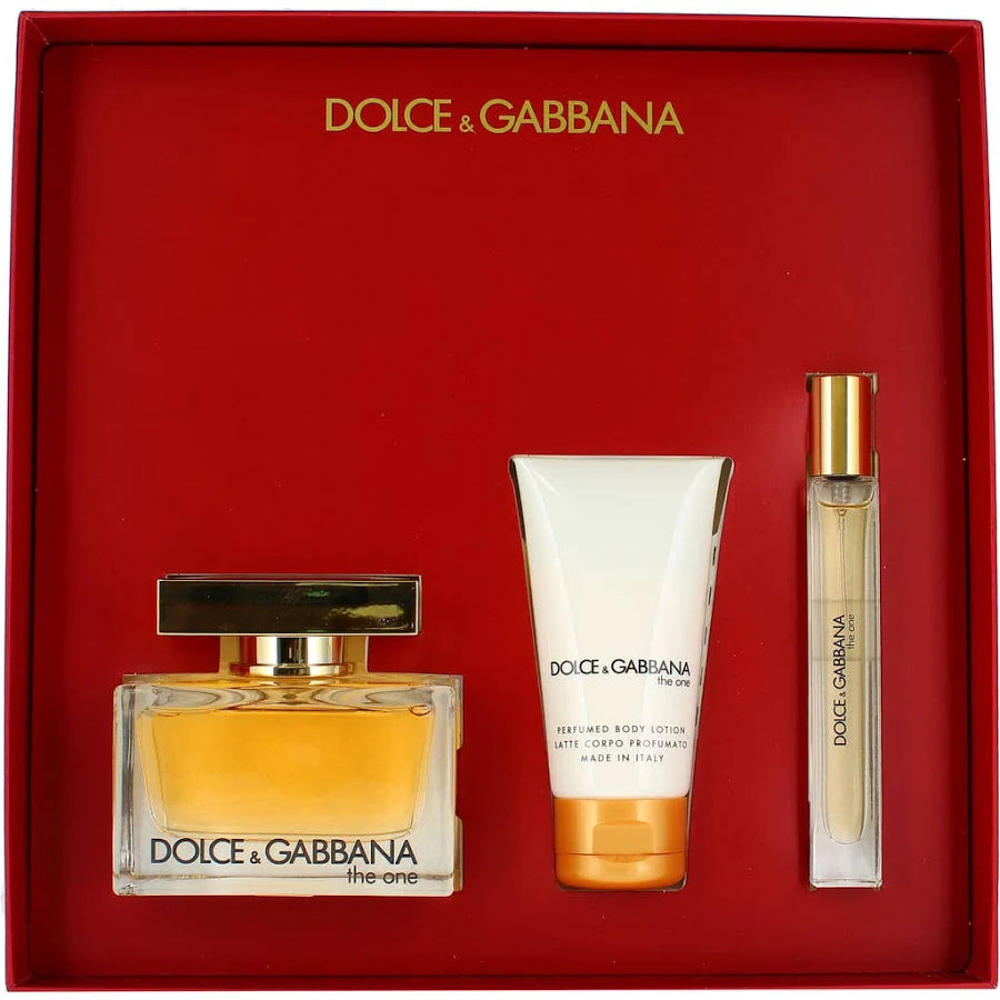 D&G the One 3pc (3.4oz Eau de Toilette +1.6Sg+ 0.33oz Eau de Toilette) - Set