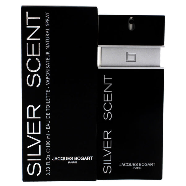 Silver Scent 3.4 oz EDT Spray bottle by Jacques Bogart