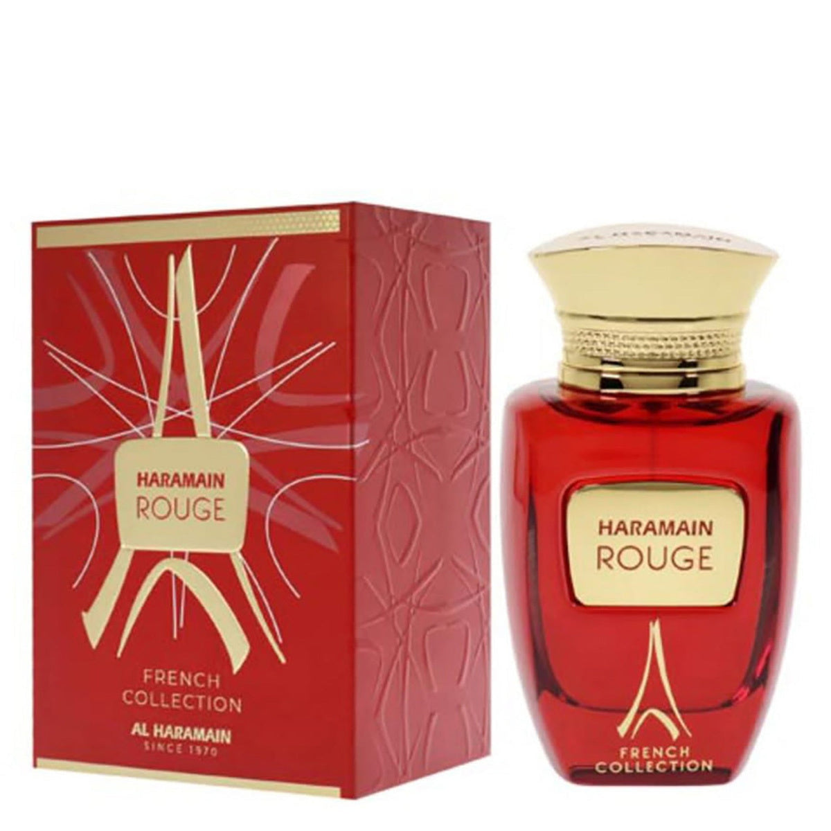 Al Haramain Rouge French Collection 3.4oz Eau de Parfum Spray bottle