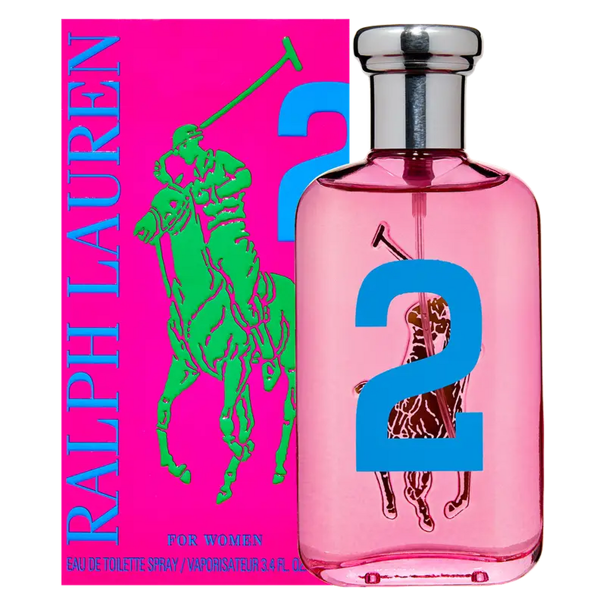 Ralph Lauren Polo Big Pony Number 2 red bottle 1.7 oz EDT spray for men