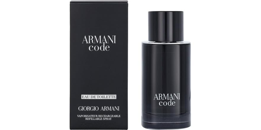 ARMANI CODE 2.5OZ EDT SPRAY (REFILLABLE)