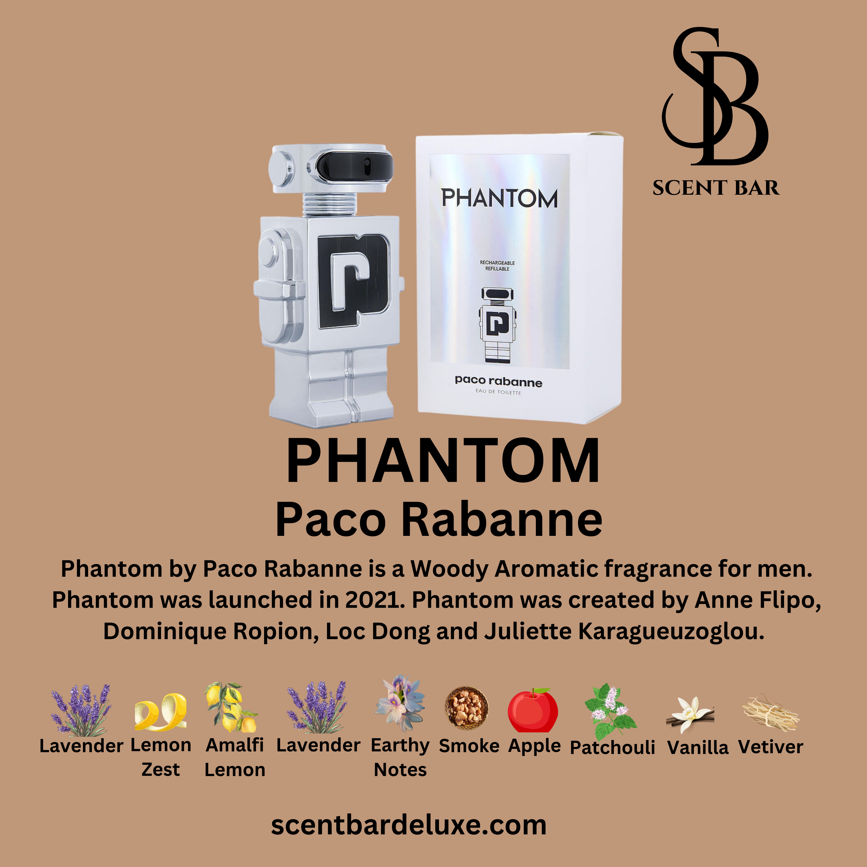 PHANTOM 2.5OZ EDT SPRAY