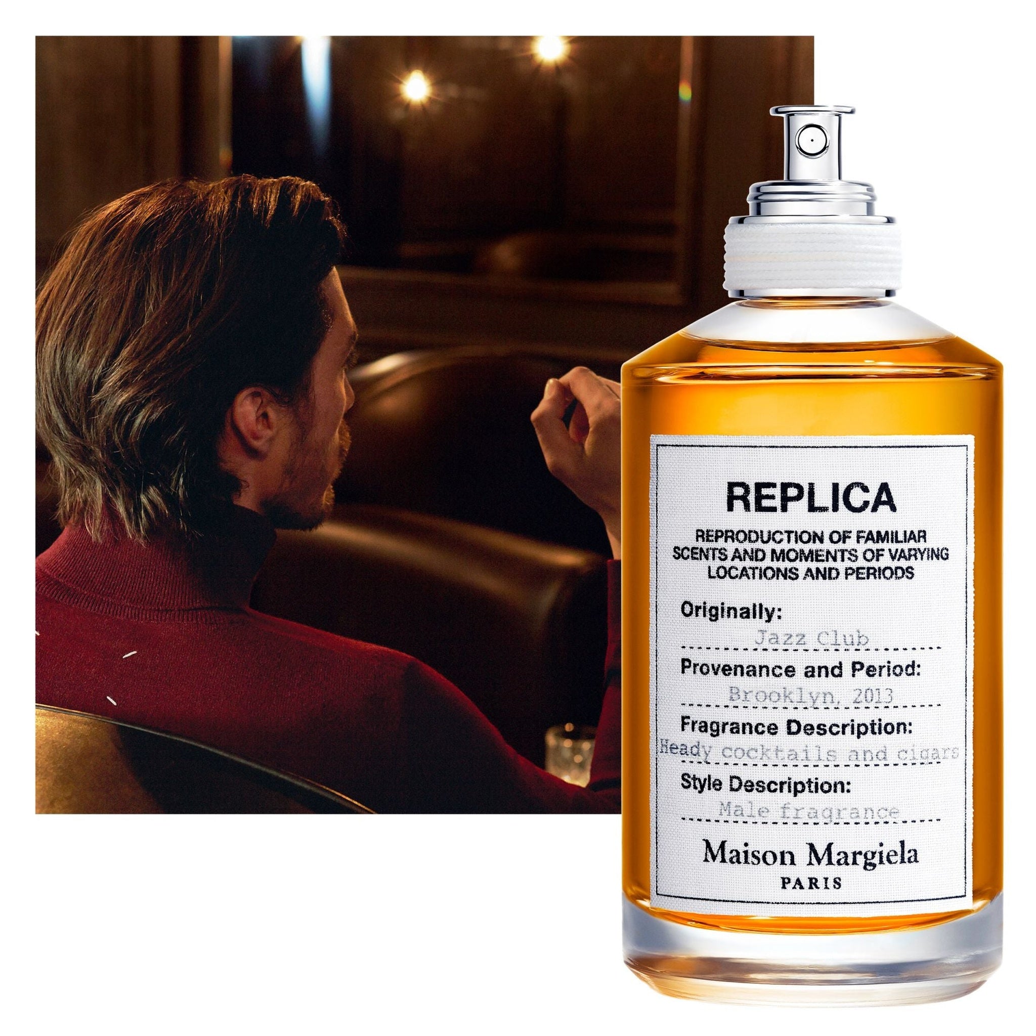 Maison Margiela REPLICA Jazz Club 0.33 oz EDT spray bottle