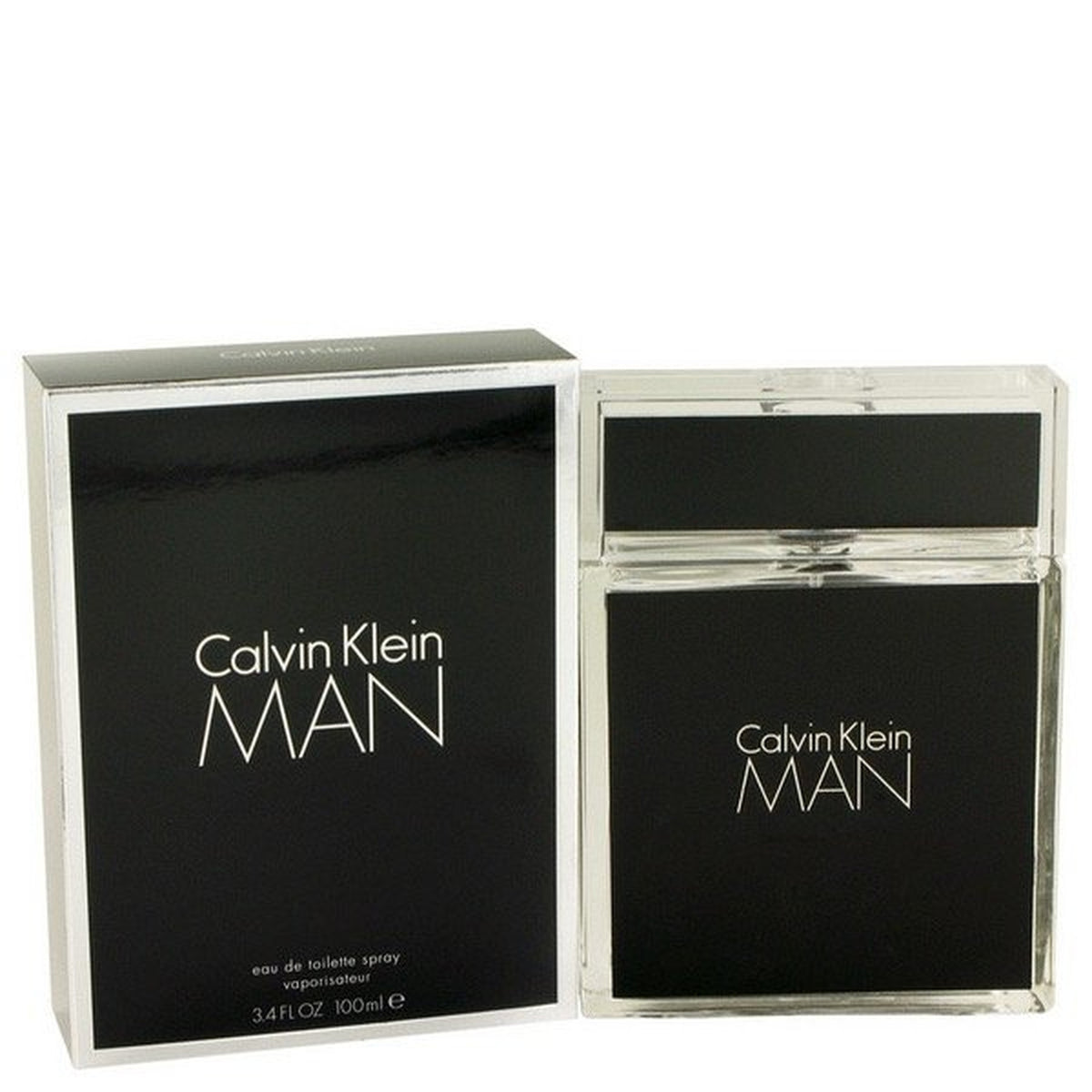 CK Man 3.4 oz EDT Spray by Calvin Klein men's fragrance bottle