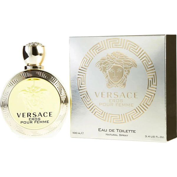 Versace Eros Femme 3.4 oz Eau de Toilette spray bottle