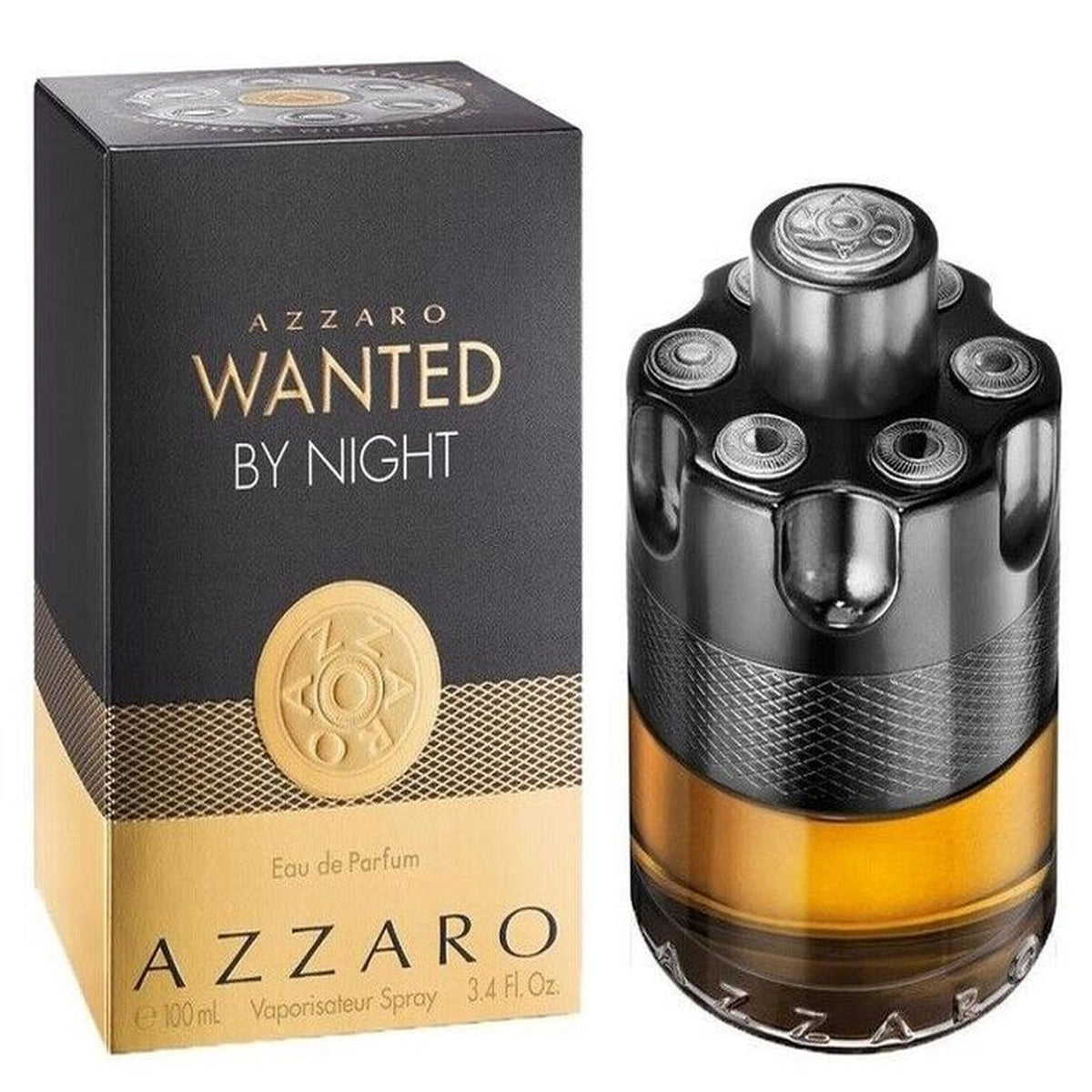 Azzaro Wanted by Night 3.4 oz Eau de Parfum Spray bottle
