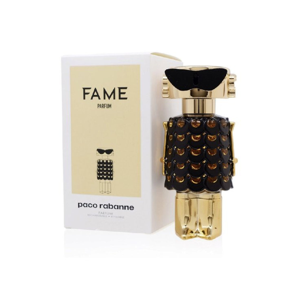 Paco Rabanne Fame 2.7 oz Parfum refillable bottle