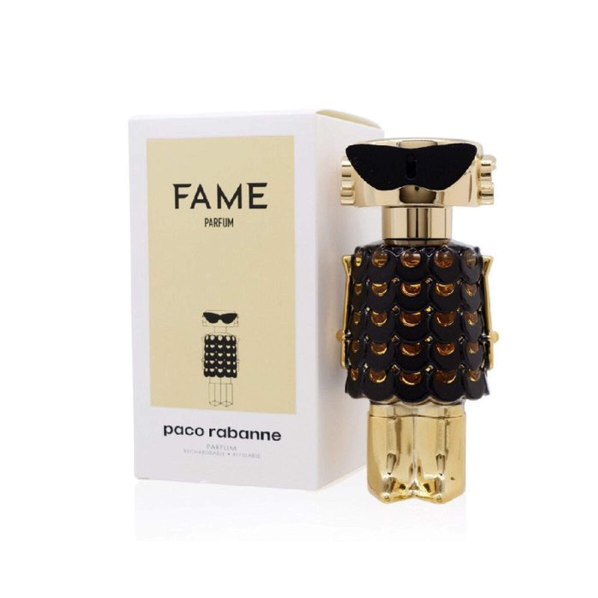 Paco Rabanne Fame 2.7 oz Parfum refillable bottle
