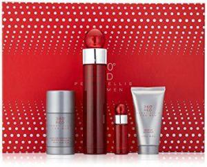 PERRY ELLIS 360 RED 4PC(3.4OZ EDP + 4.0 B.MIST + 3.4SG + MINI) - Set