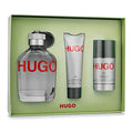 HUGO GREEN 3PC (4.2OZ EDT +2.4DEO STK +1.7 SG) - Set
