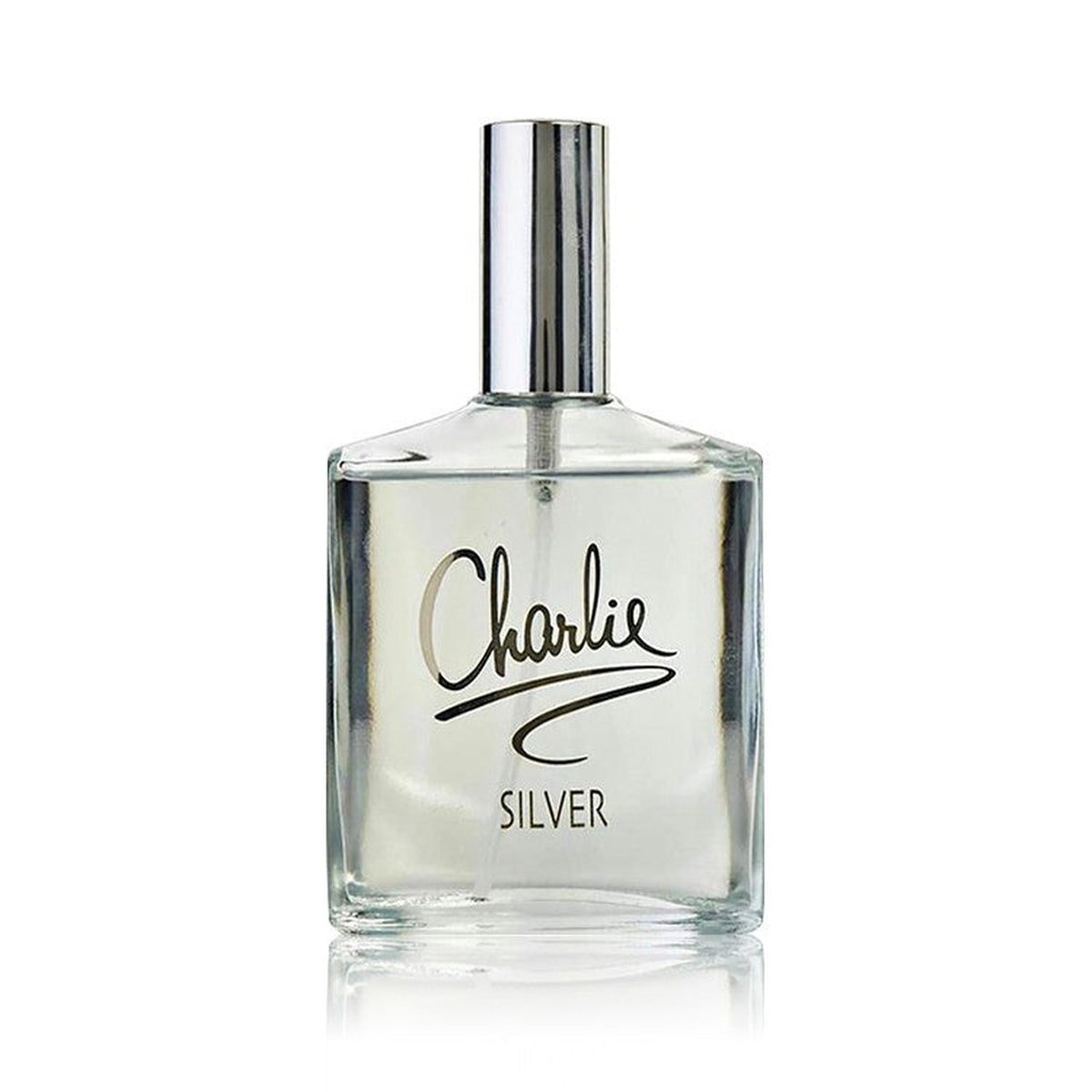 Charlie Silver by Revlon 3.4 oz eau de toilette spray bottle