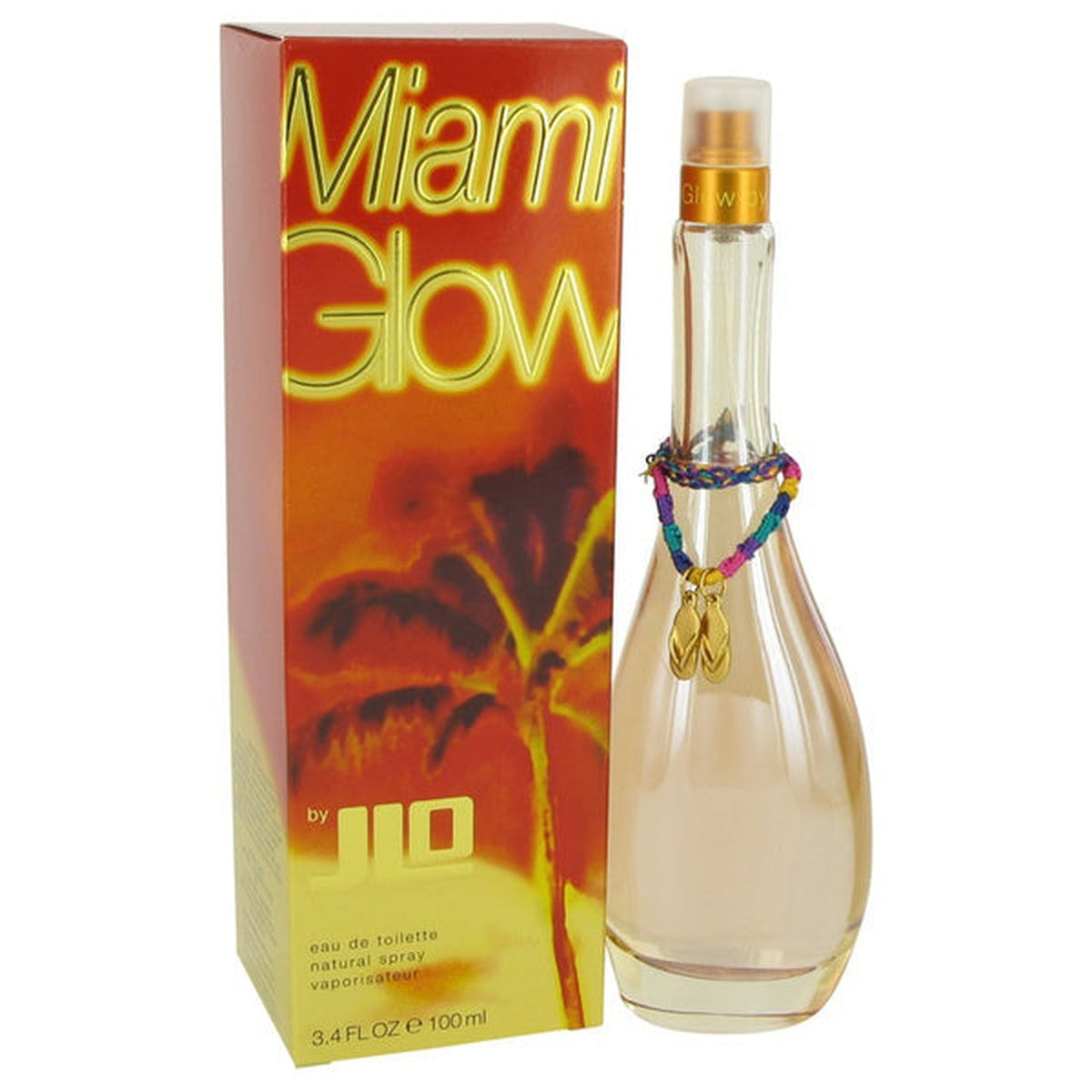 J-LO Miami Glow 3.4 oz Eau de Toilette Spray bottle
