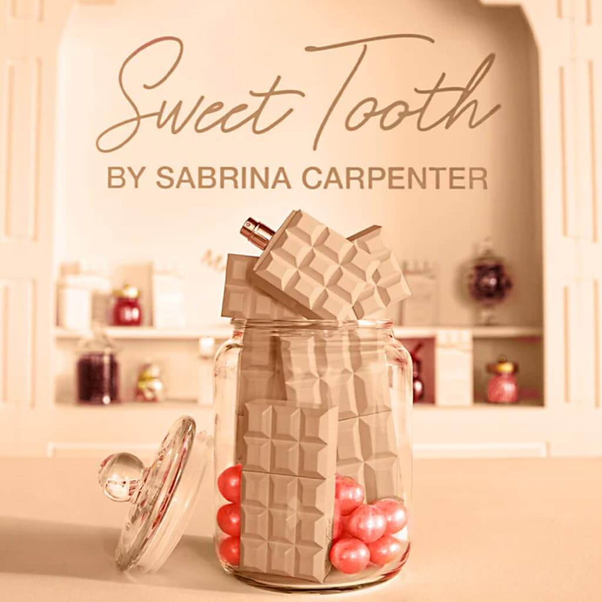 Sabrina Carpenter Sweet Tooth Caramel Dream 2.5 oz Eau de Parfum spray bottle