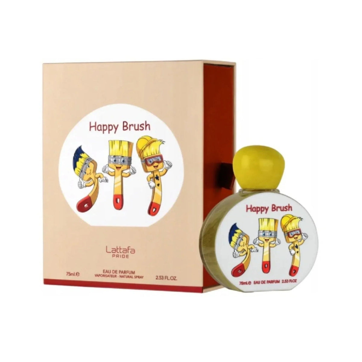 Lattafa Happy Brush 2.5 oz Eau de Parfum Spray for kids