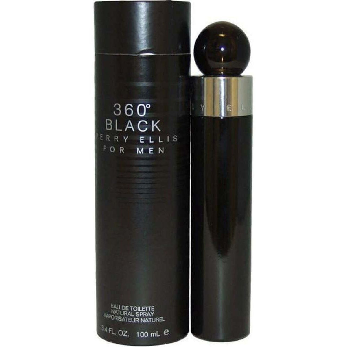 Perry Ellis 360 Black 3.4 oz EDT Spray bottle