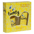 Tweety Bird 2PC fragrance set with 3.4 oz scent and 8 oz bubble bath