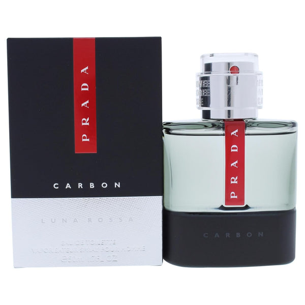 Prada Luna Rossa Carbon 3.4 oz spray fragrance bottle