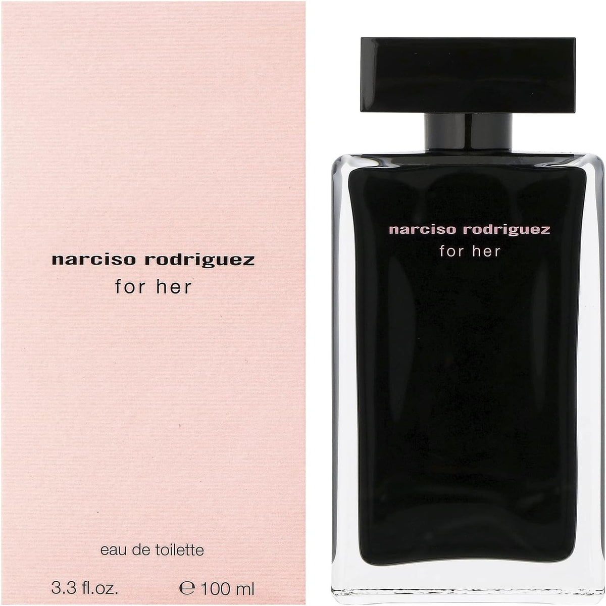 Narciso Rodriguez Bleu Noir 3.4 oz Eau de Toilette spray bottle