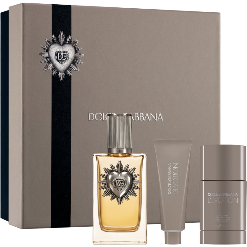 D&G DEVOTION 3PC (3.4OZ EDP +2.5 DEO STK +1.7SG) - Set