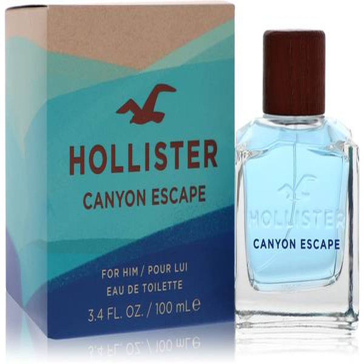 Hollister Canyon Escape 3.4 oz Eau de Toilette spray bottle