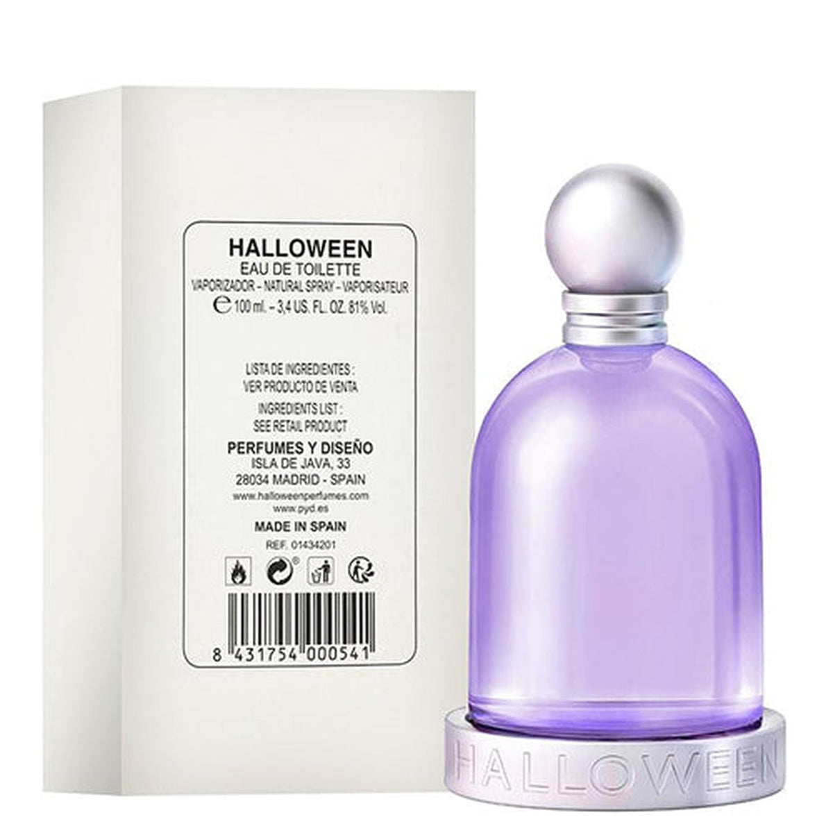 Halloween by Jesus Del Pozo Eau de Toilette for Women 3.4 oz tester bottle