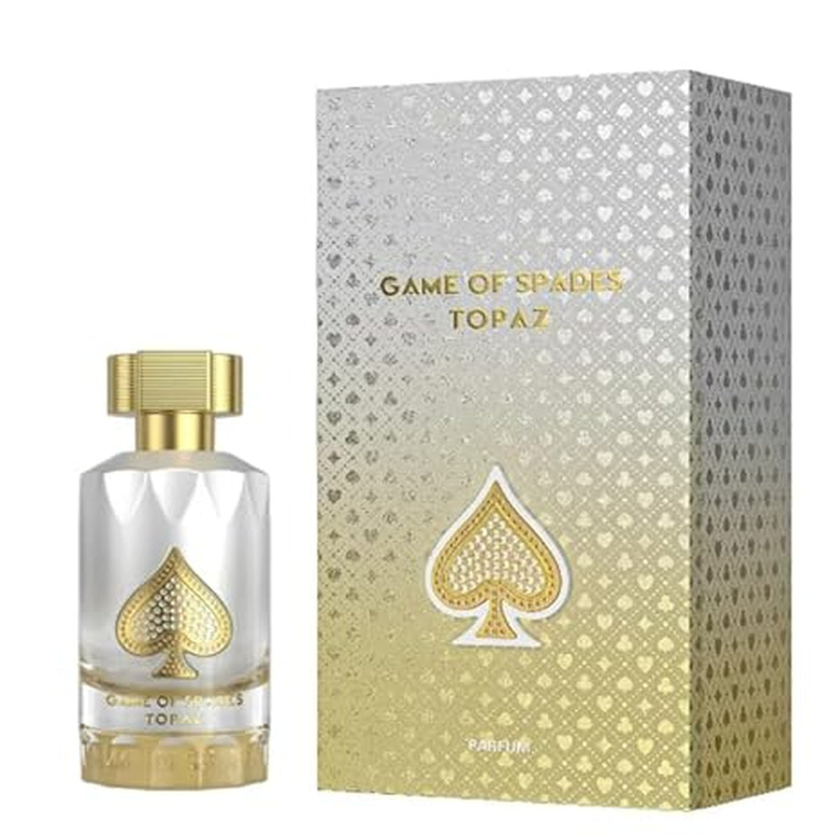 Game of Spades Topaz 3.4 oz Parfum Spray unisex fragrance bottle